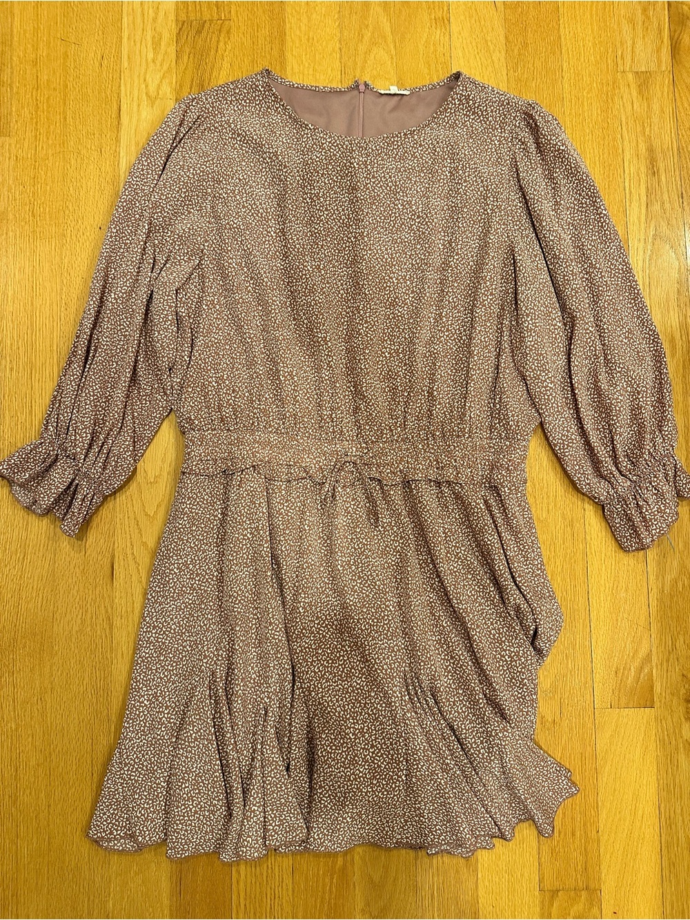 Chic Soul Brown Printed Romper Dress 3XL